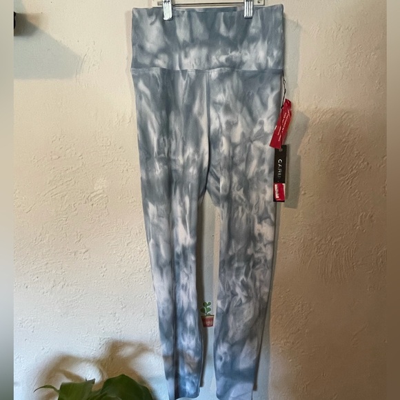 Carbon 38 Leggings blue and white NWT - Picture 1 of 7